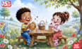 do children story book illustration, picture book, kids story book design