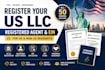 register US llc, registered agent and ein for non US residents