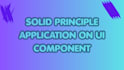 fix react UI bugs and build custom functional components