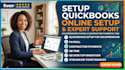 setup quickbooks online solopreneur payroll contractor payments time desktop