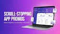 create scroll stopping mobile apps promo