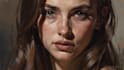 draw digital oil painting portrait