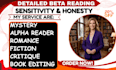 do beta reading romance beta reader and fiction