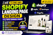 clone shopify landing page in replo, gem pages, or page fly