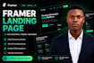 design framer landing page framer website convert figma to framer fix framer