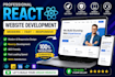 build a modern responsive react js website