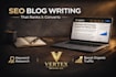 write high conversion SEO blog posts as a professional content strategist