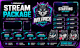design twitch overlay stream package