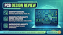 review pcb layout and schematic for errors and manufacturability