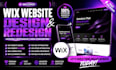 wix website design, redesign custom wix website modern ecommerce wix website