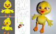 design a custom plush toy pattern with embroidery files