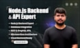 back end developer node js API database integration expert