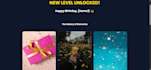 create a creative and interactive birthday surprise website