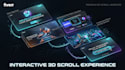 build a modern 3d interactive website with scroll animations