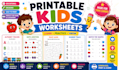 create printable educational worksheets and learning activities for kids