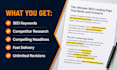 write SEO optimized landing page and website content