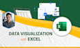 create dynamic excel dashboard graph charts and data visualization