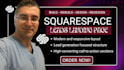 squarespace lead generation landing page increase conversion coaches saas setup