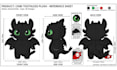 design custom plush reference sheet stuffed animal ych character, toys concept