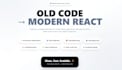 redesign your website into a modern UI