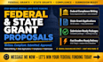 write federal and state government grant proposal application and submission