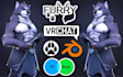 create custom furry vrchat avatar, anthro fursona 3d model oc character design