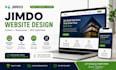 jimdo website design custom redesign SEO  optimize responsive business website