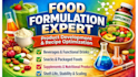 formulate food formulation, vitamin and product development formulation chemist