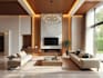 modern, luxurious living room interior design