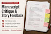 do manuscript critique and developmental editor review for your manuscript