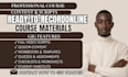 write professional online course content, scripts  materials
