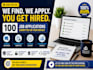 submit 100 targeted job applications on your behalf