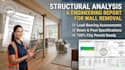 perform a structural analysis and engineering report for removing interior walls