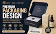 mailer box amazon product shipping label design, custom subscription box package