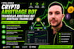 build crypto arbitrage bot, triangular arbitrage bot, dex arbitrage trading bot