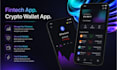 develop a crypto wallet app, fintech app for android and ios with web app