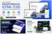 design responsive HTML CSS website or landing page