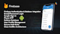 integrate firebase auth and database in android app