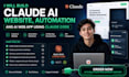 build claude ai website, claude ai automation and ai web app using claude code