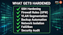 secure linux hardening vlans backups network isolation