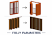create parametric revit families and facade bim components