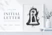 design a personalized ocean style initial letter