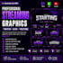 create professional twitch, kick, and youtube stream overlays