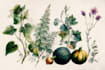 design modern botanical line art