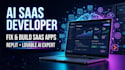 develop and fix ai saas apps using replit and lovable ai