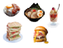 create custom food illustrations in various styles