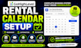 setup gohighlevel rental calendar booking system and automation