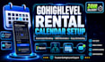 setup gohighlevel rental calendar and booking system