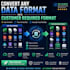 convert unstructured and messy data into clean readable files and databases