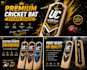 design premium cricket bat stickers
